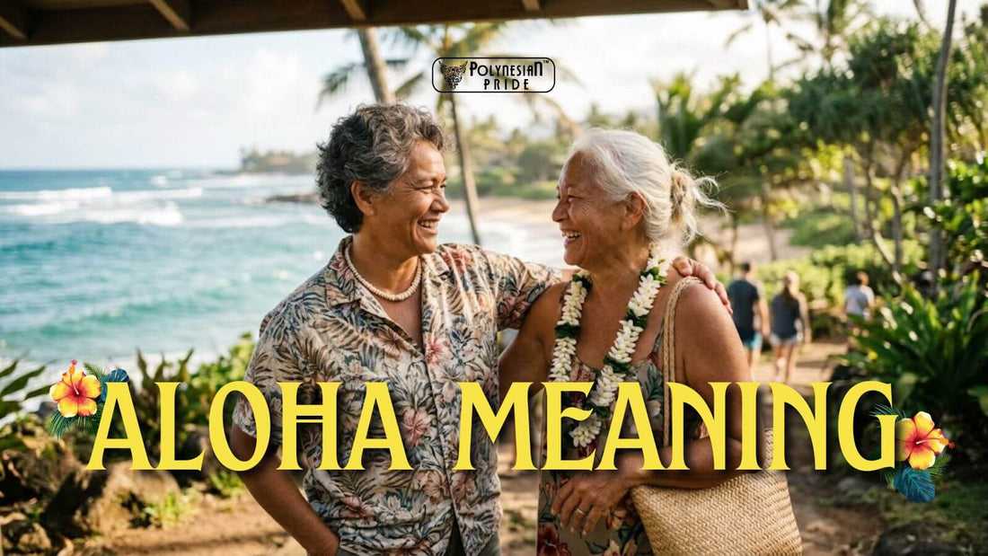 Two people in Hawaii smiling and connecting by the ocean