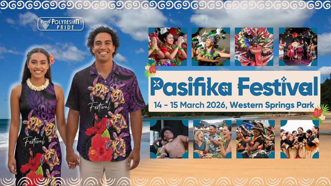 Pasifika Festival at Western Springs Park featuring Polynesian Pride outfits and Pacific cultural performances
